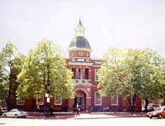 [photo, Anne Arundel County Courthouse, (from Church Circle at Duke of Gloucester St.), Annapolis, Maryland]
